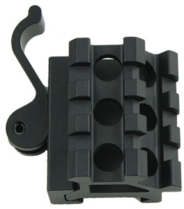 Компенсатор высоты 20мм быстросъемный с пикатинни плюс планка под углом 45 градусов