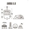 Палатка High Peak Amora 5.0 (Nimbus Grey)