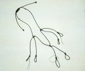 Подвес для манков с паракорда с регулировкой высоты (20 см) Подвес для манков с паракорда с регулировкой высоты (20 см)