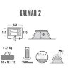 Палатка High Peak Kalmar 2 (Blue/Grey)