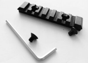 Планка пикатинни/вивер Мольфар для ТОЗ-8 сталь 85мм, основание круглое