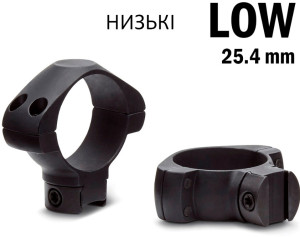 Крепление для прицела KONUS STEEL-AG Монтажные кольца 25.4мм (низкие)