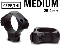 Крепление для прицела KONUS STEEL-AG Монтажные кольца 25.4мм (средние)