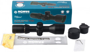 Оптичний приціл Konuspro T-30 3-12x44 сітка 550 IR з підсвічуванням - 7291 Оптичний приціл Konuspro T-30 3-12x44 сітка 550 IR з підсвічуванням - 7291
