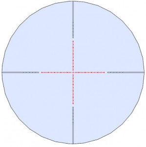 Оптический прицел KONUS DIABLO 6-24x50 1/2 MIL-DOT IR