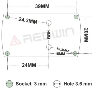 Основа коллиматора для пистолета Smith & Wesson M&P Основа коллиматора для пистолета Smith & Wesson M&P