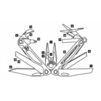 LEATHERMAN Charge AL, кожаный чехол (premium), подарочная коробка, дюймовые биты