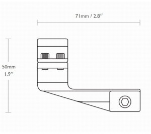 Аксессуары Hawke Кольца Reach Forward 1"/9-11mm/High (extension 2")