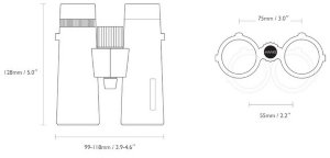 Бінокль Hawke Nature Trek 8x32 Top Hinge (Green)