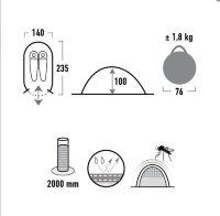 Палатка High Peak Vision 2 (Green)