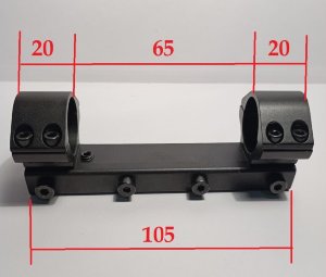 Моноблок 25,4 мм на 11мм ласточку, основание 105мм, для линзы 46ММ