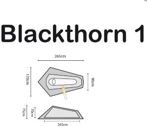 Палатка Highlander Blackthorn 1 Black