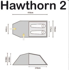 Палатка Highlander Hawthorn 2 Olive