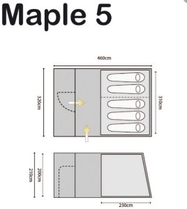 Намет Highlander Maple 5 Teal