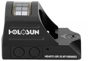 Коллиматорный прицел HOLOSUN HE407C-GR X2 Коллиматорный прицел HOLOSUN HE407C-GR X2