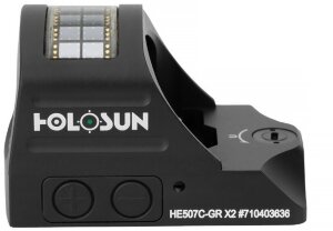 Коллиматорный прицел HOLOSUN HE507C-GR X2 Коллиматорный прицел HOLOSUN HE507C-GR X2