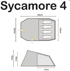Намет Highlander Sycamore 4 Meadow