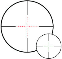 Оптичний приціл Hawke Vantage IR 3-9x40 AO (Mil Dot IR R/G)