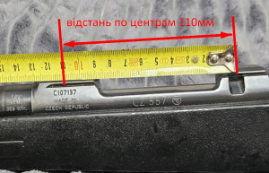 Планка KOZAP Picatinny на CZ550/CZ557 довжина 175мм Чехія оригінал