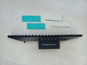 Кронштейн Мольфар В12/16 с пикатинни на вертикалки типа ИЖ-27, ТОЗ-34