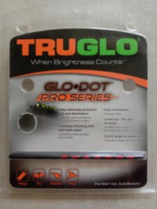 Мушка оптоволоконная красная Truglo D=2мм, длина волокна 70мм