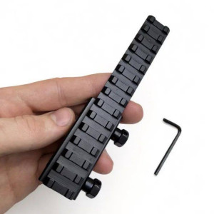 Компенсатор высоты Пикатинни/Picatinny с выносом. L 150 мм. H 11 мм