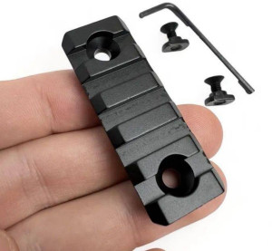 Планка Picatinny 5 слотов для крепления на M-LOK Планка Picatinny 5 слотов для крепления на M-LOK