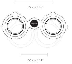Бінокль Hawke Nature Trek 8x25 (Green)