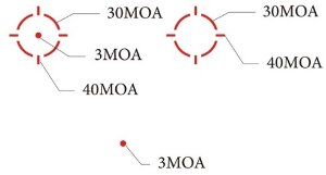 Коллиматорный прицел Red Win Cobra Max SP MTR QR три марки, солнечная батарея