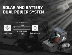 Коллиматорный прицел Red Win Cobra Max SP MTR QR три марки, солнечная батарея