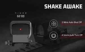 Коллиматорный прицел Red Win Cobra Max SP MTR QR три марки, солнечная батарея