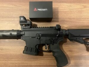 Коллиматорный прицел Red Win Cobra Max SP MTR QR три марки, солнечная батарея