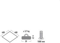 Тент High Peak Tarp 2 (Grey)