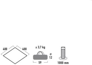 Тент High Peak Tarp 2 (Grey) Тент High Peak Tarp 2 (Grey)