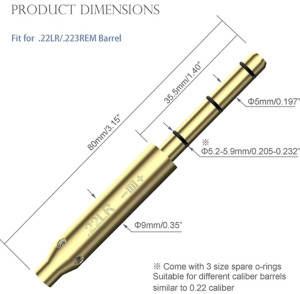 Патрон холодной пристрелки 22LR