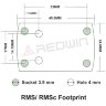 Крепление коллиматора RMSc со смещением 45° установка на Picatinny
