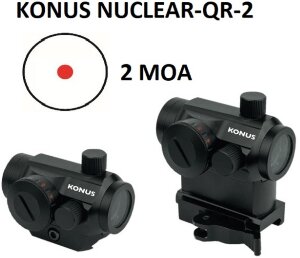 Коліматорний приціл KONUS NUCLEAR-QR-2 1x22 Коліматорний приціл KONUS NUCLEAR-QR-2 1x22