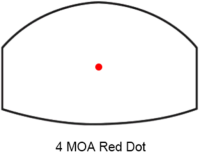 Коллиматорный прицел Red Win Vision 1x24 точка 4MOA