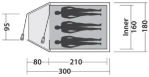 Намет Easy Camp Quasar 300 Rustic Green (120395) Намет Easy Camp Quasar 300 Rustic Green (120395)