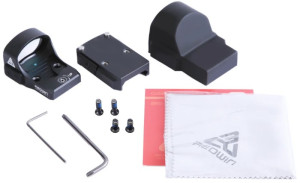 Коллиматорный прицел Cobra 1x28x20 Green Dot 5 MOA Red Win Optics