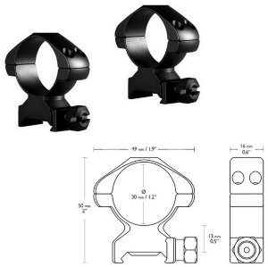 Аксессуары Hawke Кольца Precision 30mm/Weaver/High
