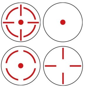Коліматорний приціл KONUS FISSION-MR Multi-Reticle прицільна сітка Коліматорний приціл KONUS FISSION-MR Multi-Reticle прицільна сітка