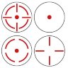Коліматорний приціл KONUS FISSION-MR Multi-Reticle прицільна сітка Коліматорний приціл KONUS FISSION-MR Multi-Reticle прицільна сітка