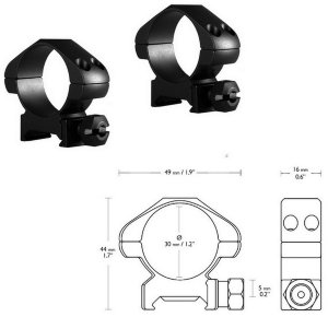 Аксессуары Hawke Кольца Precision 30mm/Weaver/Medium