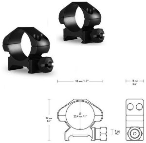 Аксессуары Hawke Кольца Precision 1"/Weaver/Low