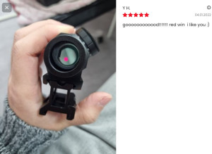 Коліматорний приціл RINO GEN I 1x20 Red Win (RWD6) 2MOA