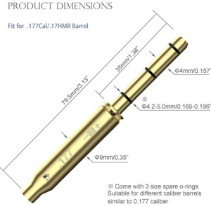 Патрон холодной пристрелки 4.5 мм / .177 Cal / 17HMR Патрон холодной пристрелки 4.5 мм / .177 Cal / 17HMR