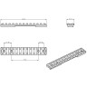 Планка Picatinny JK-N для модели CZ 600. Для .223 REM и 7.62x39