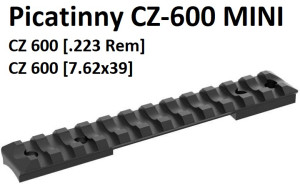 CZ 600 Picatinny Schiene mini