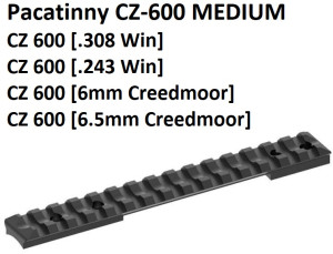 CZ 600 Picatinny Schiene medium CZ 600 Picatinny Schiene medium